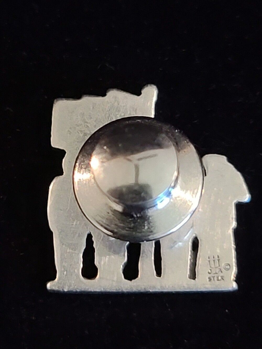 James Avery Retired Sterling Silver Military Armed Services US Flag Lapel Pin - Picture 3 of 5